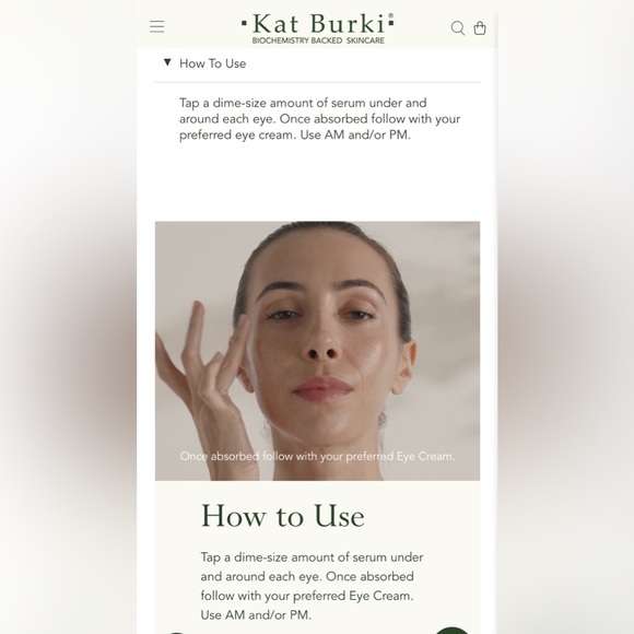 KAT BURKI REVERSAL ROSE HIP INTENSE RECOVERY EYE SERUM! BRAND NEW In the box! - Picture 9 of 13